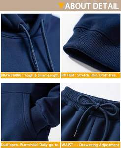 Chándal de moda de diseñador transpirable Unisex de lujo informal con logotipo personalizado para hombres y mujeres - Product Image 4