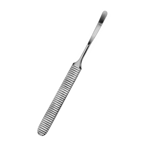 WILLIGER Raspatoire Légèrement Courbé 160 mm 6.14 "Large Largeur Pointue 8 mm Non Stérile Réutilisable Meilleure Qualité Chirurgie Médicale Ascenseur - Product Image 2