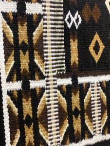 Couverture Western Show de haute qualité pour chevaux Remplissage de laine tissée à la main avec des motifs de couleurs riches directement d'Inde-pour les commandes en gros - Product Image 2