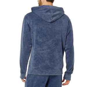 Nouvel arrivage de sweats à capuche délavés à la pierre Sweats à capuche de haute qualité en coton délavé à la pierre au design personnalisé à vendre - Product Image 2