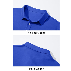 Camisas de Manga Larga para Hombre, 100% Algodón, Estilo Casual, con Botones, Diseño Personalizado, Transpirables, Camisetas de Golf con Bolsillo, Venta al por Mayor - Product Image 5