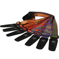 Sangles de cou de guitare fantaisie, accessoires d'instruments de musique personnalisés, sangle de guitare électrique basse