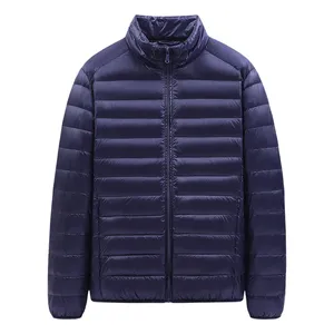 Chaqueta de Invierno Acolchada Personalizada al por Mayor para Hombre, Tela de Lona, Cuello Alto, Logotipo Frontal, Ecológica y de Secado Rápido - Product Image 3