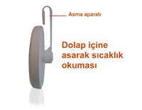 Termómetro de Plástico para Refrigerador TFA Dostmann, Controlador de Temperatura para Almacenamiento en Frío, Modelo K129.024