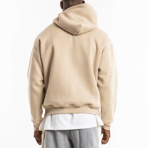 2025 invierno OEM logotipo personalizado Streetwear grueso en blanco liso de gran tamaño cordón Sudadera con capucha pulóver Regular invierno Sudadera con capucha - Product Image 6