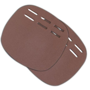 Protecteur de boucle de circonférence en cuir havane de qualité supérieure avec conception de fente pour les selles d'équitation anglaises - Product Image 3