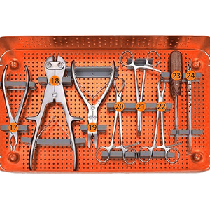 Kit d'instruments chirurgicaux orthopédiques en acier inoxydable ODM pour chirurgie spinale, outils manuels de laminectomie, certifié CE - Product Image 6