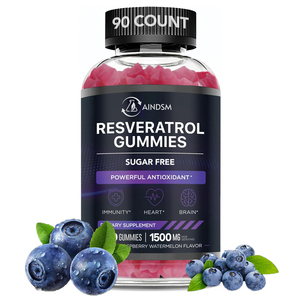 Gomitas Antioxidantes para la Salud del Corazón al por Mayor, Resveratrol Polygonum Cuspidatum, Gomitas para la Piel, Suplementos de Salud con Resveratrol - Product Image 1