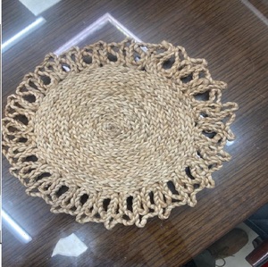 พรมรูปทรงกลมใหม่ ทำจากวัสดุธรรมชาติ ทำด้วยมือจากปอกระเจา 100% ขายดีอันดับต้นๆ ปรับแต่งได้ตามต้องการ ส่งออกจากบังกลาเทศ - Product Image 5