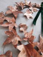 Couronne de Noël en cuivre de style français de haute qualité, faite à la main, avec couleur et design personnalisables, vente en gros