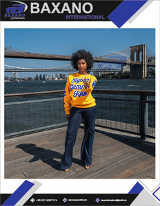 Sudadera de Invierno Sigma Gamma Rho, Sudadera con Bordado de Pretty Poodles, Logotipo Amarillo en la Parte Delantera, Ropa Universitaria de Hermandad, Personalizada - Product Image 6