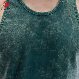 Chaleco de entrenamiento de estilo informal de poliéster 100% para hombre, camiseta sin mangas de secado rápido con logotipo personalizado, estilo informal de moda para hombre - Product Image 3