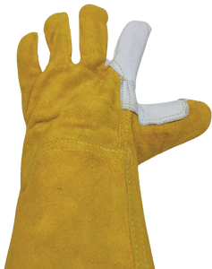 Gants de sécurité en cuir de vachette fendu au meilleur prix, de qualité supérieure, taille XL, ignifuges, anti-coupure, adaptés aux écrans tactiles pour hommes et femmes - Product Image 4