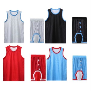 Tenue de basket-ball sans manches grande taille pour hommes vêtements de sport respirants à séchage rapide vente en gros Absorption de la sueur conception Bsci - Product Image 3