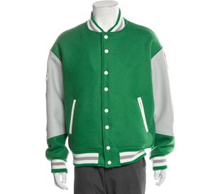 Chaqueta Varsity de Forro Polar Personalizada de Alta Calidad 2026, Chaqueta Bomber Varsity de Estilo Urbano Transpirable y Elegante para Hombre, MOQ Bajo 2 Piezas OEM - Product Image 2