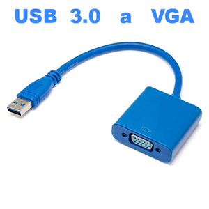 Adaptador USB a VGA para computadora portátil, nuevo - Product Image 1
