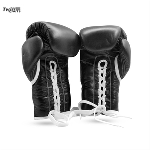 Guantes de Boxeo de Cuero PU Premium, Ligeros, con Cierre de Gancho y Bucle en los Dedos, Duraderos y Cómodos para Entrenamiento de Artes Marciales para Adultos - Product Image 2