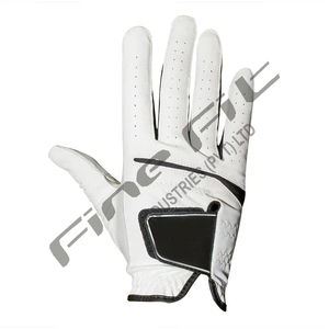 Gants de golf en peau de mouton prix de gros Logo personnalisé poignée de sport en cuir de qualité supérieure protection UV pour hommes et femmes - Product Image 2