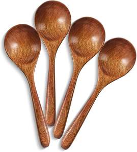 Cuchara de Té Larga de Madera Clásica con Diseño Único, Desechable, Ecológica y Personalizable para Fiestas por HANNAN HANDICRAFT - Product Image 3