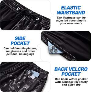 <b>Men's</b> 2-in-1 <b>Camo</b> Print Gym <b>Shorts</b> Quick Dry Training Athletic Workout Elastic Waist Breathable Phone Pockets Mesh Lining <b>Shorts</b> - Product Image 4