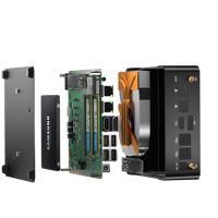 Mini PC Ry-zen 5 5600H 7 5800H 9 5900HX PC Gaming Desktop Mendukung Win 11