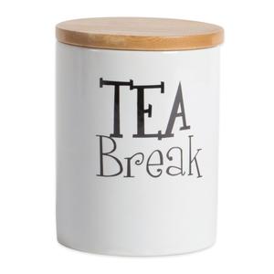 Boîte en métal noir avec couvercle en bois Ensemble de trois récipients faits à la main de haute qualité Couleur personnalisée Vente en gros Nouvelle boîte en métal - Product Image 5