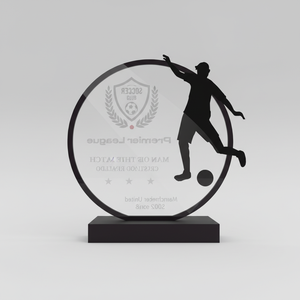 Trofeo Deportivo Acrílico de Primera Calidad, Duradero, Pulido, Grabado e Impreso con Letras en Relieve, para Reconocimiento de Jugadores de la Liga - Product Image 1
