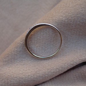 Anillo Apilable de Plata de Ley 925 con Circonita Cúbica, Regalo Perfecto para Compromiso o Boda para Hija, Anillo de Dedo Fino - Product Image 2