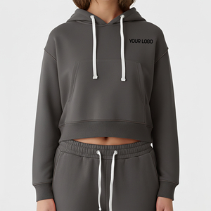 Sudaderas con Capucha para Mujer, 100% Algodón de Primera Calidad OEM, Personalizadas con Impresión DTF, Lavado Ácido, Ecológicas, para Invierno - Product Image 1