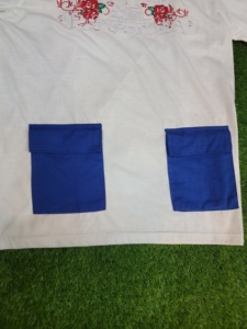 Chemises personnalisées en coton biologique 100% avec logo brodé Design solide Poids de 320 grammes - Product Image 5