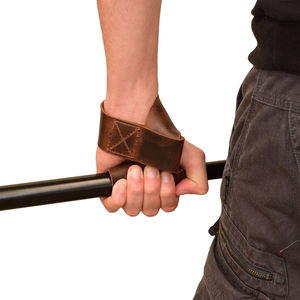 Sangles de musculation en cuir de vache véritable de qualité supérieure, personnalisées, résistantes, avec logo personnalisé pour hommes et femmes - Product Image 4