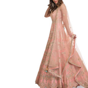 Best Selling <b>3</b>-<b>Piece</b> Silk Chiffon Salwar Kameez Wedding <b>Suits</b> & Party Wear Dresses by Pakistani Designers - Product Image 5