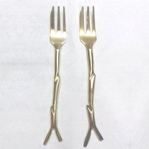 Ensemble de couverts en acier inoxydable plaqué or 6 pièces haut de gamme meilleures poignées polies - Product Image 5