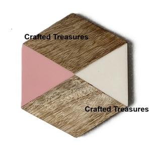 Ensemble de dessous-de-verre en bois de qualité supérieure avec design en résine personnalisé pour le petit-déjeuner, la vaisselle, le café et le vin, ensemble de tapis et de coussinets - Product Image 6