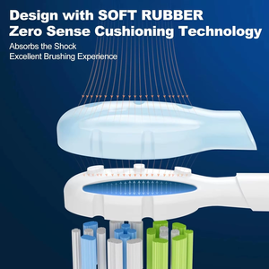 High Quality Electric <b>Toothbrush</b> <b>Head</b> with Medium Bristles and Nylon Material Replacement <b>Heads</b> for Hotel & Household Daily Use - Product Image 5