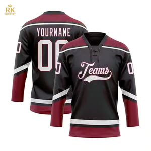 Maillot de hockey vert sublimé de haute qualité pour adulte, vêtements de hockey sur glace pour hommes, uniforme d'entraînement d'équipe - Product Image 1