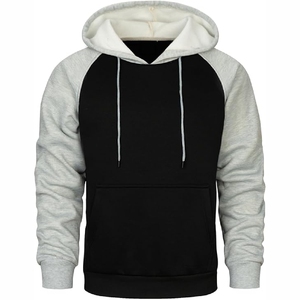 Sweat-shirts jaunes et noirs, sweat-shirt à capuche élégant avec blocs de couleur, streetwear confortable, vêtements décontractés pour hommes et femmes - Product Image 2