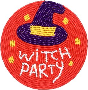 Best Theme Design Glass Beads <b>Table</b> <b>Coaster</b> Best for Parties and Other Functions Tableware Decorative Beast Design <b>Coaster</b> - Product Image 1