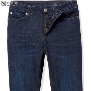 Jeans de Mezclilla para Mujer, Talla Grande, Estilo Casual, Rectos, Personalizados OEM 2025, Alta Calidad, Lavado a la Arena, Desgastados, con Logotipo Personalizado - Product Image 6