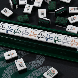 MAHJ ALA MODE the Exotics - Colección White Tigers Tile, Juego de 160 Fichas de Mahjong Acrílicas Americanas - Product Image 2