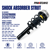 Amortisseur de suspension avant droit pour véhicule, références OE 31316786006 et 31316771724, pour BMW Série 3 E90 E91 E92 E93 – Pièce de rechange pour réparation automobile
