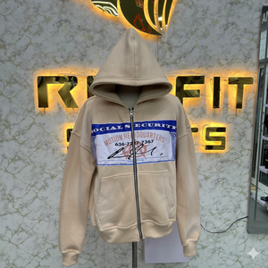 Sudadera con Capucha de Algodón 100% de Calidad Profesional, Azul con Estampado, Forro Polar Ecológico, Transpirable, Unisex, Venta Directa de Fábrica - Product Image 5