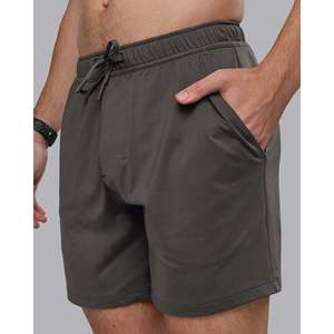 Restore CloudFLX High-<b>Waist</b> Cotton Bermuda <b>Shorts</b> with <b>Elastic</b> <b>Waist</b> - Product Image 2