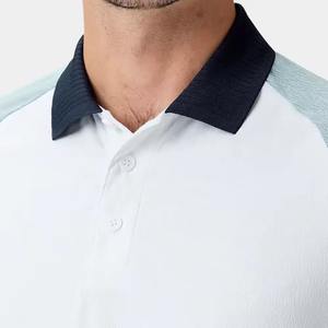 Polo de manga corta personalizado, ropa deportiva de poliéster y algodón para hombre, Polo transpirable de talla grande para golf para hombre - Product Image 4