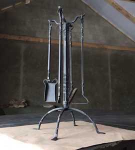 Article tendance en gros Ensemble d'outils au coin du feu pour la maison intérieure et extérieure comprenant 4 outils Ensembles et accessoires de cheminée Fournitures de jardin - Product Image 5