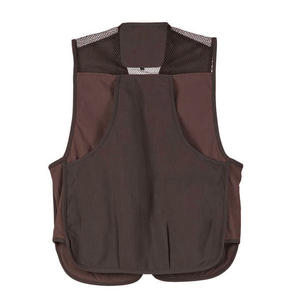 Gilet unisexe en velours côtelé respirant Cordura, multi-poches, logo personnalisé, design personnalisé, hiver, pêche, chasse, utilitaire pour appareil photo - Product Image 4