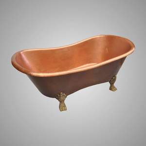 Baignoire en cuivre unique pour des designs de salle de bain exclusifs créant un point focal accrocheur - Product Image 2