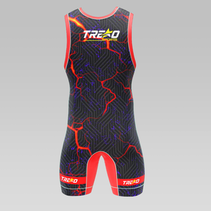 <b>Mens</b> Wrestling <b>Singlet</b> Martial Arts Custom Sublimation Stretch Breathable Wholesale Design spandex wrestling suit compression - Product Image 3