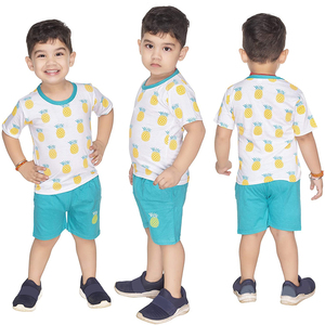 Meilleur prix de gros T-shirt en coton et en fibre de bambou pour enfants Tissu tricoté de qualité à manches courtes Vêtements d'été Style formel - Product Image 6