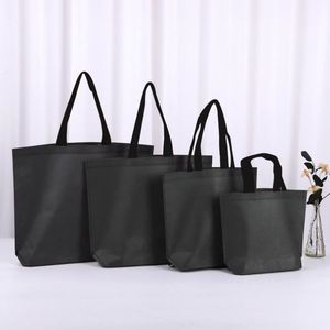 Bolsas de mano personalizadas no tejidas con diseño en ángulo-Bolsas de compras ecológicas para boutiques y eventos - Product Image 2